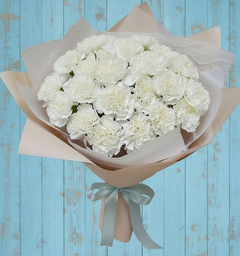 Букет цветов из: Гвоздики в Началово