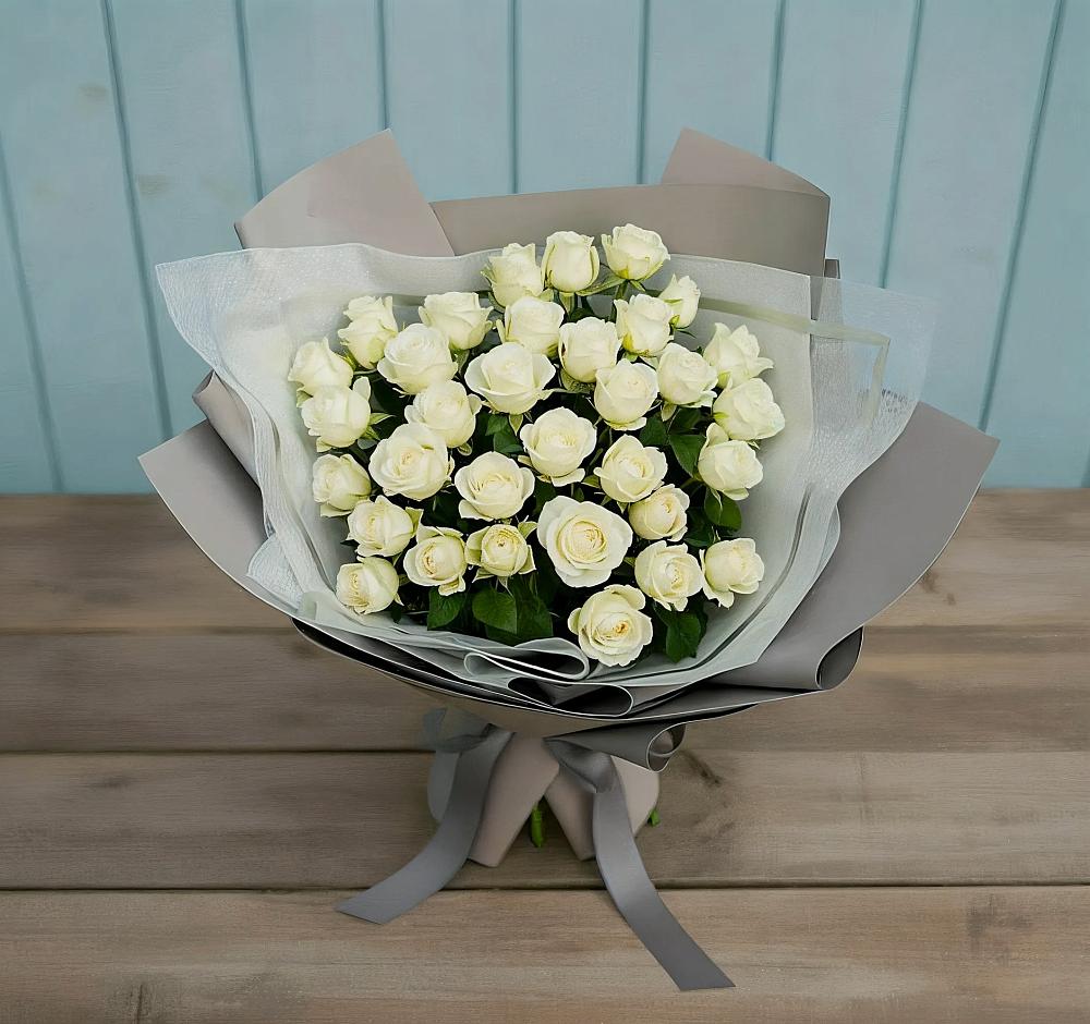 Букет Белоснежная нежность в Началово