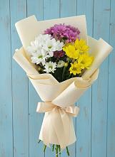 Букет цветов из:  Хризантемы #REPLACE_PRED# Началово