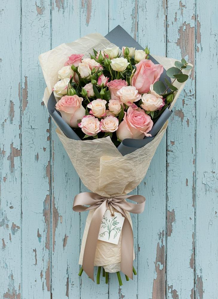 Букет цветов из: Розы в Началово