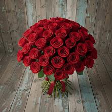 Букет 55 Красных роз Фридом #REPLACE_PRED# Началово