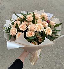 Букет Кремовые розы Латте в Началово