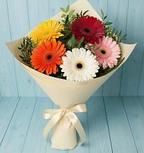 Букет цветов из:  Герберы в Началово