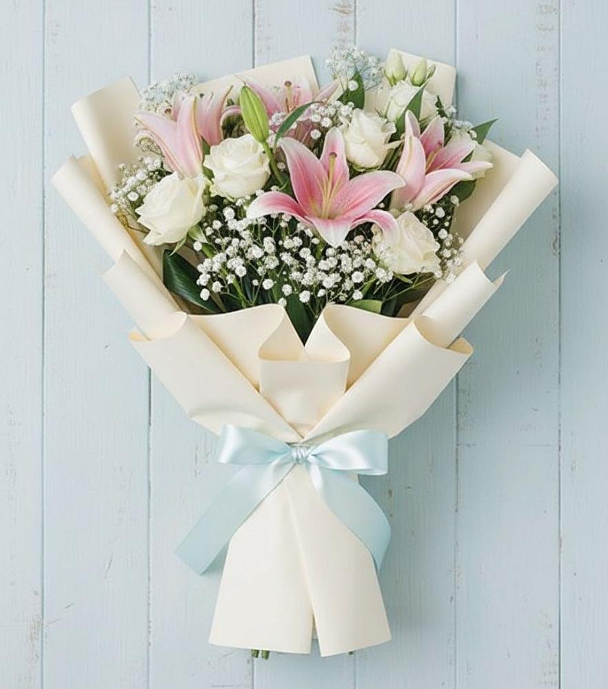 Букет цветов из: Лилии в Началово