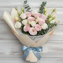 Букет цветов из:  Лизиантусы в Началово
