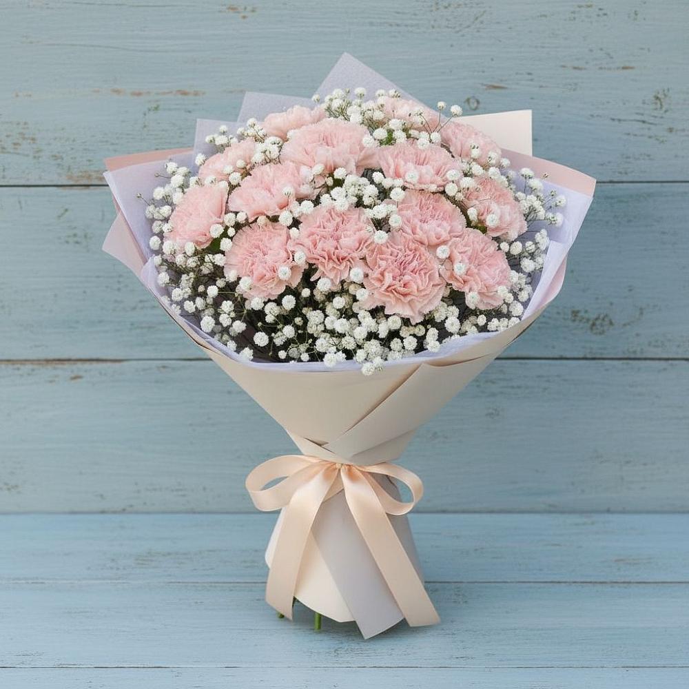 Букет цветов из: Гвоздики в Началово