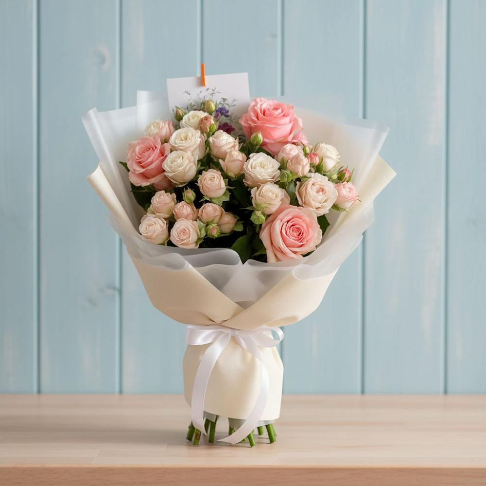 Букет цветов из: Розы в Началово