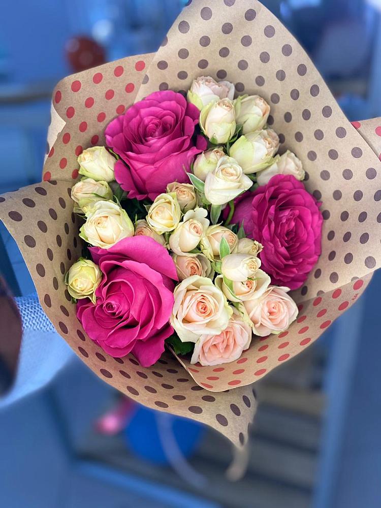 Букет цветов из: Розы в Началово