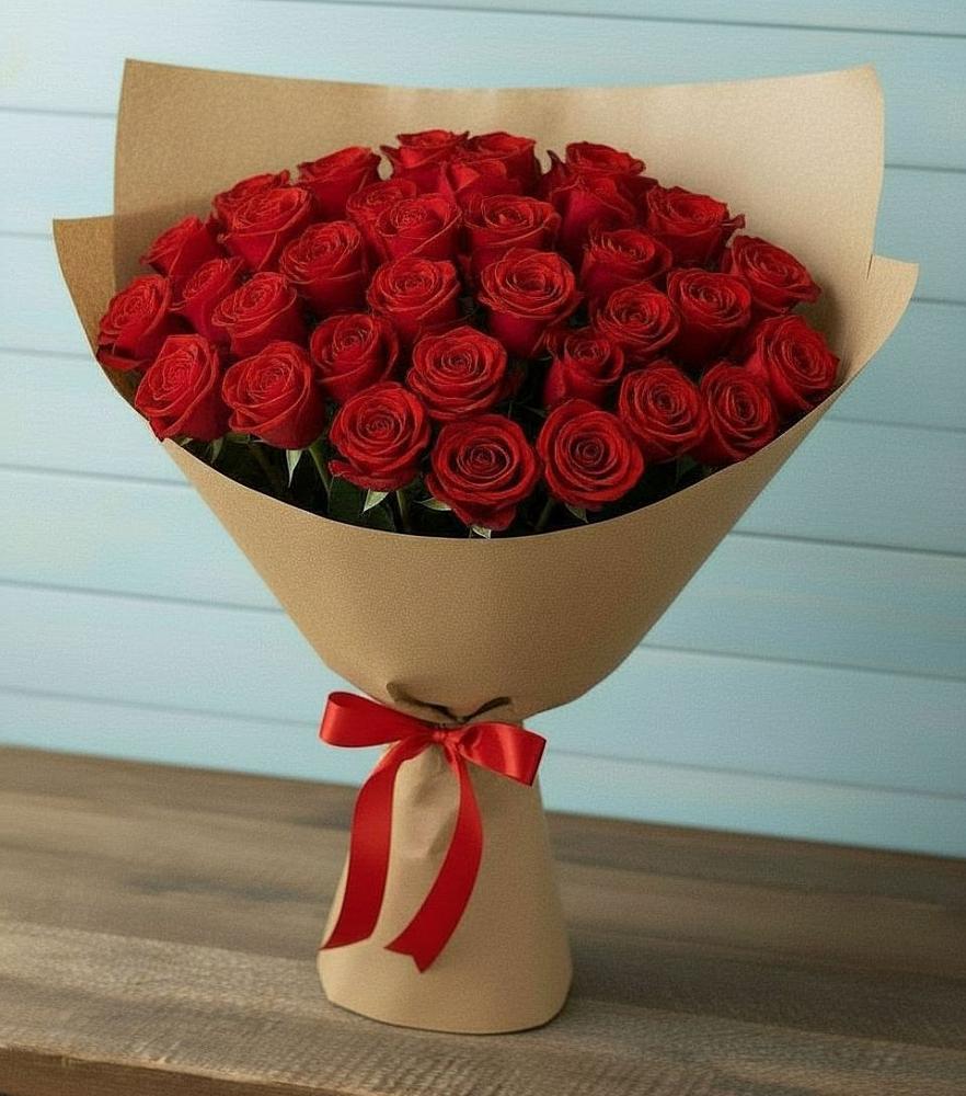 Букет Красные розы Милано в Началово