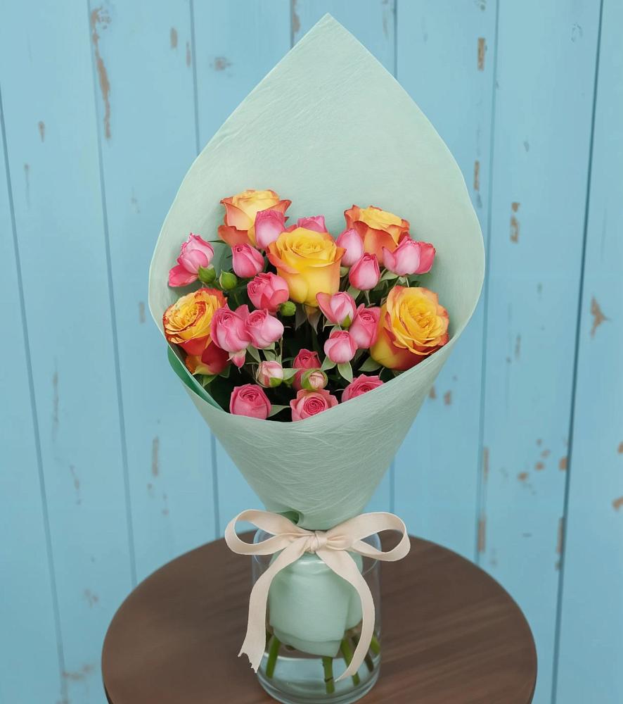 Букет цветов из: Розы в Началово