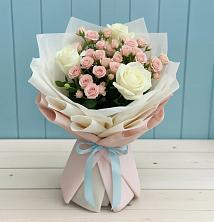 Букет цветов из:  Розы в Началово