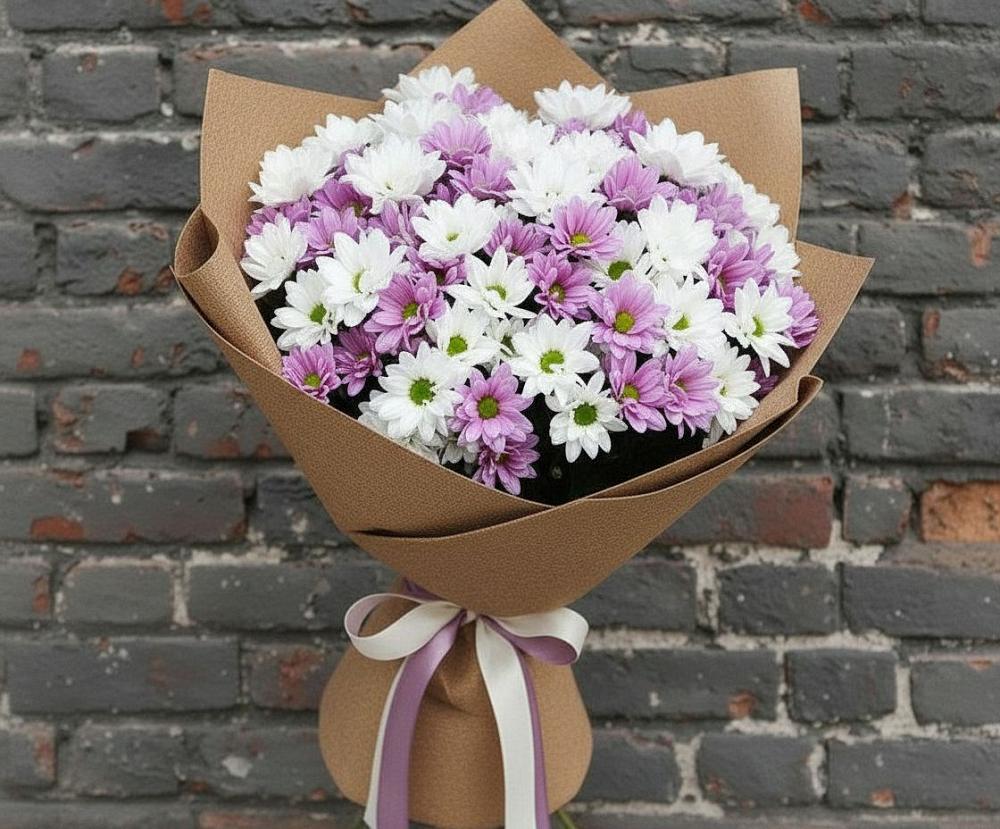 Букет цветов из: Хризантемы в Началово