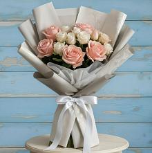 Букет цветов из:  Розы в Началово