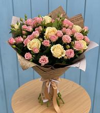 Букет цветов из:  Розы в Началово