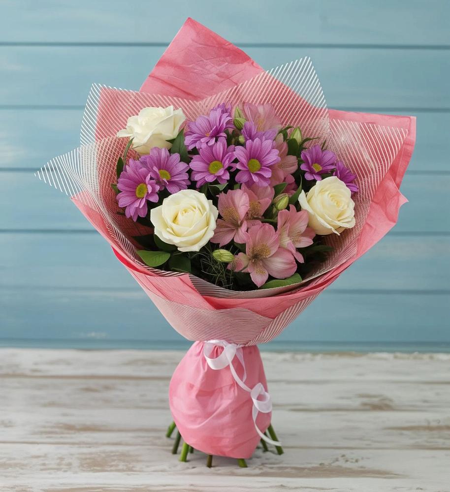 Букет цветов из: Герберы в Началово