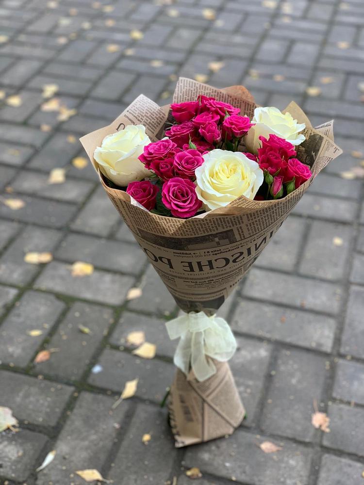 Букет цветов из: Розы в Началово