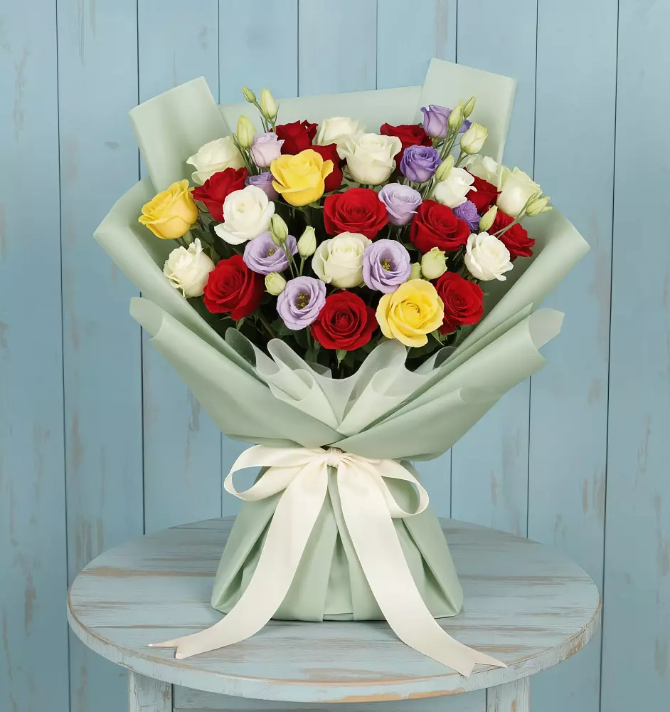 Букет цветов из: Розы в Началово